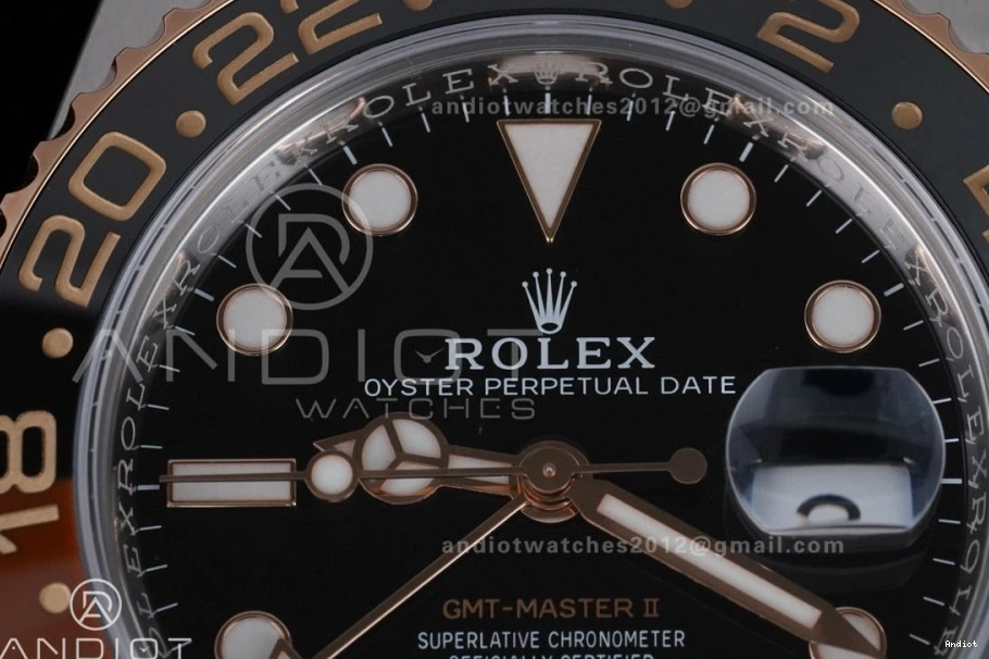II GMT Bracelet 1:1 RG Master SS ARF Best on Edition V2 904L CHNR New SH3285 SS 126711 0521